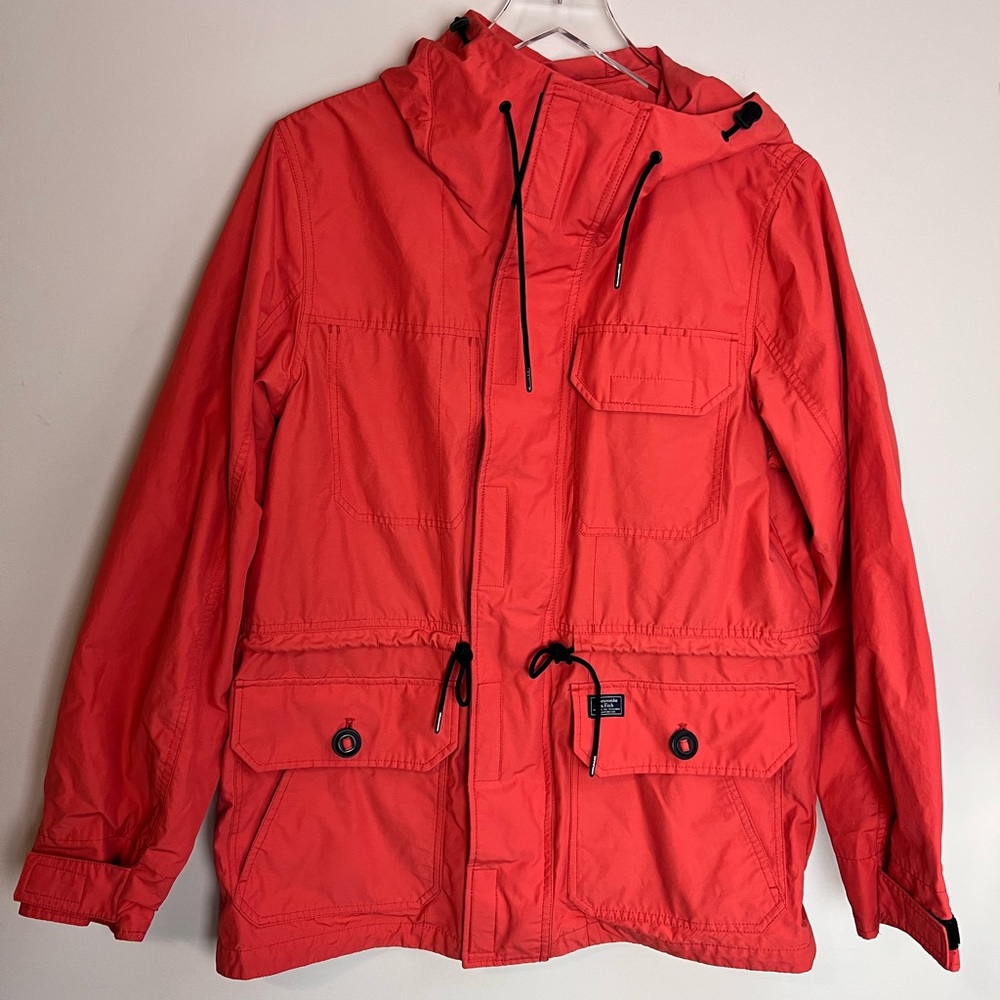 Abercrombie & Fitch Survival Parka Full Zip Jacket Size Small✨ - Picture 2 of 8
